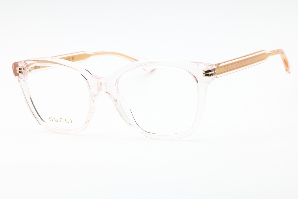 NWT Gucci GG0566ON-004 Pink Rectangular 52mm Glasses